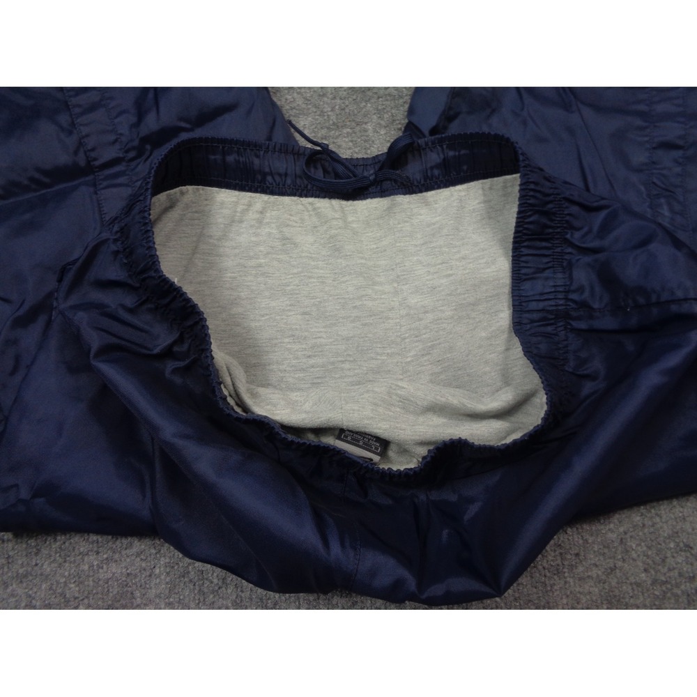 Vtg Nike Track Windbreaker Pants Mens L Blue Cargo Baggy Wide Leg Zip Lined Y2K - Picture 11 of 16